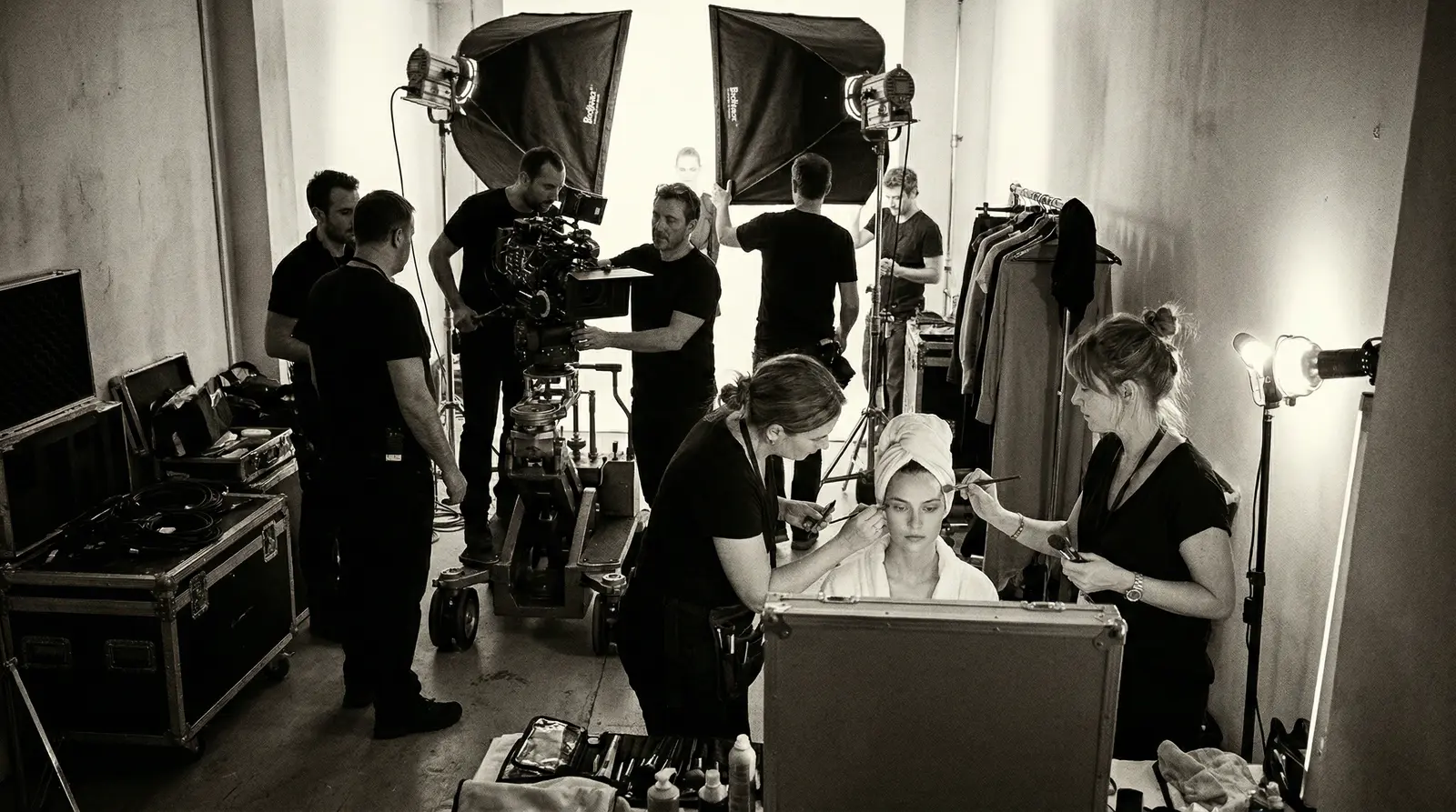 9体育平台 幕后故事 时尚大片拍摄现场